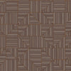 Brown Modern Geometric Shapes Wallpaper, Embossed Rich Textured Contemporary Wallcovering - Walloro High End Wallcoverings & More