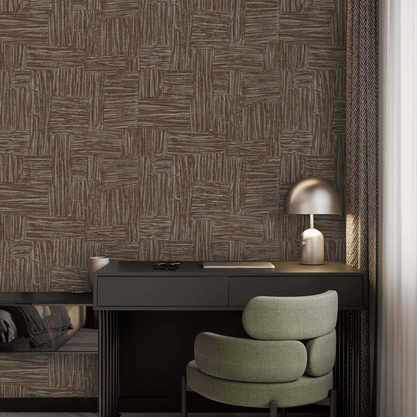 Brown Muse Brush Stroke Textured Wallpaper, Modern Minimalist Wall Covering, Neutral Shimmer Wall Decor - Adawall Wallpaper -Registered Trade Accounts Only, Wallpaper Wholesale Account - 25101-8 - Adawall Wholesale - Wallpaper Wholesaler