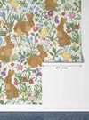 Bunnies and Chicks Wallpaper, Seamless Pattern Mural, Oversized Custom Size Wall Art, Non - Woven, Non - Adhesive, Modern Wall Paper, Removable - Adawall Wallpaper - Registered Trade Accounts Only, Wallpaper Wholesale Account - W78069 - Adawall Wholesale - Wallpaper Wholesaler