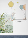 Bunnies Wallpaper, Fly Balloons Mural, Oversized Custom Size Wall Art, Non - Woven, Non - Adhesive, Modern Wall Paper, Removable - Adawall Wallpaper - Registered Trade Accounts Only, Wallpaper Wholesale Account - W77662 - Adawall Wholesale - Wallpaper Wholesaler
