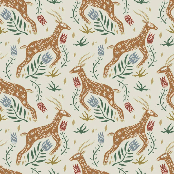 Celestial Folk Antilope Wallpaper, Boho Mural, Oversized Custom Size Wall Art, Non - Woven, Non - Adhesive, Modern Wall Paper, Removable - Adawall Wallpaper - Registered Trade Accounts Only, Wallpaper Wholesale Account - W77541 - Adawall Wholesale - Wallpaper Wholesaler