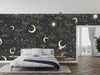 Celestial Pattern Wallpaper, Black Background Mural, Oversized Custom Size Wall Art, Non - Woven, Non - Adhesive, Modern Wall Paper, Removable - Adawall Wallpaper - Registered Trade Accounts Only, Wallpaper Wholesale Account - W77799 - Adawall Wholesale - Wallpaper Wholesaler