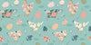 Chickens with Abstract Flowers Wallpaper, Seamless Pattern Mural, Oversized Custom Size Wall Art, Non - Woven, Non - Adhesive, Modern Wall Paper, Removable - Adawall Wallpaper - Registered Trade Accounts Only, Wallpaper Wholesale Account - W78022 - Adawall Wholesale - Wallpaper Wholesaler