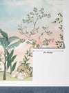 Chinoiserie Wallpaper, Floral Trees Mural, Oversized Custom Size Wall Art, Non - Woven, Non - Adhesive, Modern Wall Paper, Removable - Adawall Wallpaper - Registered Trade Accounts Only, Wallpaper Wholesale Account - W77707 - Adawall Wholesale - Wallpaper Wholesaler
