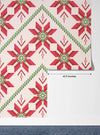 Christmas Ikat Wallpaper, Seamless Pattern Mural, Oversized Custom Size Wall Art, Non - Woven, Non - Adhesive, Modern Wall Paper, Removable - Adawall Wallpaper - Registered Trade Accounts Only, Wallpaper Wholesale Account - W78030 - Adawall Wholesale - Wallpaper Wholesaler