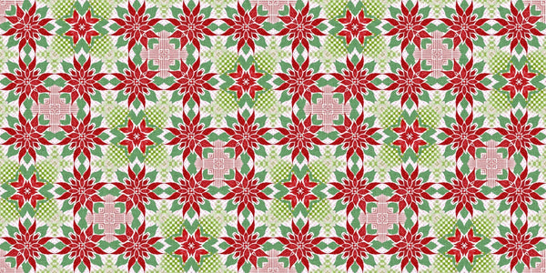 Christmas Poinsettia Wallpaper, Seamless Pattern Mural, Oversized Custom Size Wall Art, Non - Woven, Non - Adhesive, Modern Wall Paper, Removable - Adawall Wallpaper - Registered Trade Accounts Only, Wallpaper Wholesale Account - W78031 - Adawall Wholesale - Wallpaper Wholesaler