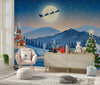 Christmas Wallpaper, Winter Landscape Mural, Oversized Custom Size Wall Art, Non - Woven, Non - Adhesive, Modern Wall Paper, Removable - Adawall Wallpaper - Registered Trade Accounts Only, Wallpaper Wholesale Account - W78121 - Adawall Wholesale - Wallpaper Wholesaler
