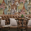 Cityscape Buildings Wallpaper, Rich Textured Wallcovering, Traditional, Modern Wallpaper, Extra Large 114 sq ft Roll, Washable, Colorful - Adawall Wallpaper - Registered Trade Accounts Only, Wallpaper Wholesale Account - 4705-3 - Adawall Wholesale - Wallpaper Wholesaler