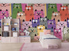 Colorful Cute Kitten Wallpaper, Seamless Pattern Mural, Oversized Custom Size Wall Art, Non - Woven, Non - Adhesive, Modern Wall Paper, Removable - Adawall Wallpaper - Registered Trade Accounts Only, Wallpaper Wholesale Account - W77558 - Adawall Wholesale - Wallpaper Wholesaler