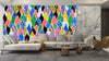 Colorful Diverse People Crowd Wallpaper, Seamless Pattern Mural, Oversized Custom Size Wall Art, Non - Woven, Non - Adhesive, Modern Wall Paper, Removable - Adawall Wallpaper - Registered Trade Accounts Only, Wallpaper Wholesale Account - W78203 - Adawall Wholesale - Wallpaper Wholesaler