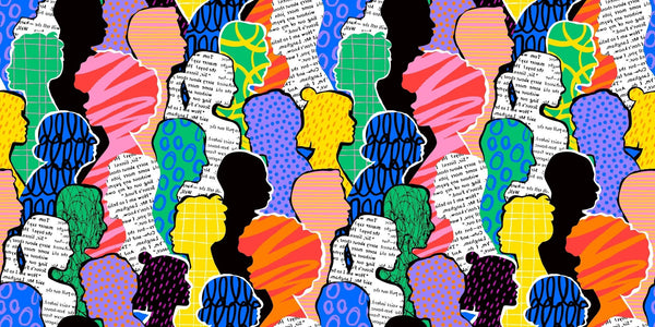 Colorful Diversed People Crowd Wallpaper, Seamless Pattern Mural, Oversized Custom Size Wall Art, Non - Woven, Non - Adhesive, Modern Wall Paper, Removable - Adawall Wallpaper - Registered Trade Accounts Only, Wallpaper Wholesale Account - W78196 - Adawall Wholesale - Wallpaper Wholesaler