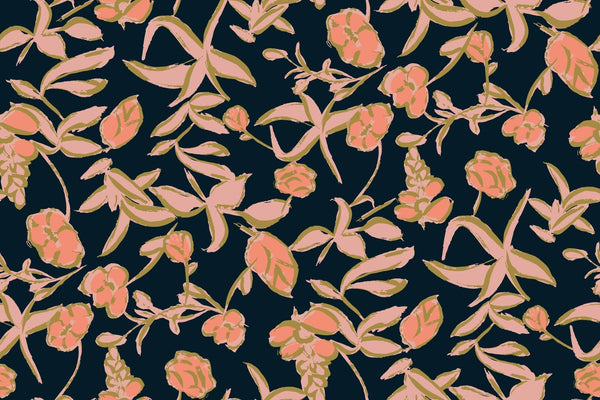 Colorful Floral Wallpaper, Seamless Pattern Mural, Oversized Custom Size Wall Art, Non - Woven, Non - Adhesive, Modern Wall Paper, Removable - Adawall Wallpaper - Registered Trade Accounts Only, Wallpaper Wholesale Account - W78004 - Adawall Wholesale - Wallpaper Wholesaler