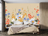 Colorful Floral Wallpaper, Seamless Pattern Mural, Oversized Custom Size Wall Art, Non - Woven, Non - Adhesive, Modern Wall Paper, Removable - Adawall Wallpaper - Registered Trade Accounts Only, Wallpaper Wholesale Account - W78036 - Adawall Wholesale - Wallpaper Wholesaler