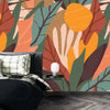Colorful Leaves Wallpaper, Seamless Pattern Mural, Oversized Custom Size Wall Art, Non - Woven, Non - Adhesive, Modern Wall Paper, Removable - Adawall Wallpaper - Registered Trade Accounts Only, Wallpaper Wholesale Account - W77725 - Adawall Wholesale - Wallpaper Wholesaler