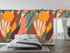 Colorful Leaves Wallpaper, Seamless Pattern Mural, Oversized Custom Size Wall Art, Non - Woven, Non - Adhesive, Modern Wall Paper, Removable - Adawall Wallpaper - Registered Trade Accounts Only, Wallpaper Wholesale Account - W77725 - Adawall Wholesale - Wallpaper Wholesaler