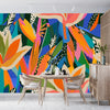 Colorful Tropical Floral Wallpaper, Seamless Pattern Mural, Oversized Custom Size Wall Art, Non - Woven, Non - Adhesive, Modern Wall Paper, Removable - Adawall Wallpaper - Registered Trade Accounts Only, Wallpaper Wholesale Account - W77884 - Adawall Wholesale - Wallpaper Wholesaler