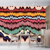 Colorful Wave Ikat Wallpaper, Seamless Pattern Mural, Oversized Custom Size Wall Art, Non - Woven, Non - Adhesive, Modern Wall Paper, Removable - Adawall Wallpaper - Registered Trade Accounts Only, Wallpaper Wholesale Account - W77683 - Adawall Wholesale - Wallpaper Wholesaler