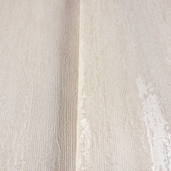 Contemporary Plain Textured Wallpaper, Cream Elegant Distressed Design, Washable, Large 114 sq ft Roll - Walloro High End Wallcoverings & More