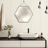 Contemporary Stripe Pattern Embossed Wallpaper, White, Silver Professional Luxury Striped Wall Paper, Non - Woven - Adawall Wallpaper - Registered Trade Accounts Only, Wallpaper Wholesale Account - 1208-1 - Adawall Wholesale - Wallpaper Wholesaler