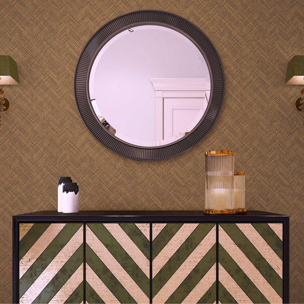 Copper Metallic Lines Abstract Wallpaper, 3D Embossed Realistic Shiny Lines Wallcovering - Adawall Wallpaper - Registered Trade Accounts Only, Wallpaper Wholesale Account - 1102-5 - Adawall Wholesale - Wallpaper Wholesaler