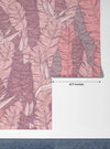 Coral Tropical Leaves Wallpaper, Seamless Pattern Mural, Oversized Custom Size Wall Art, Non - Woven, Non - Adhesive, Modern Wall Paper, Removable - Adawall Wallpaper - Registered Trade Accounts Only, Wallpaper Wholesale Account - W78061 - Adawall Wholesale - Wallpaper Wholesaler