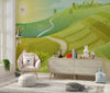 Countryside Wallpaper, Bright Nature Mural, Oversized Custom Size Wall Art, Non - Woven, Non - Adhesive, Modern Wall Paper, Removable - Adawall Wallpaper - Registered Trade Accounts Only, Wallpaper Wholesale Account - W78117 - Adawall Wholesale - Wallpaper Wholesaler