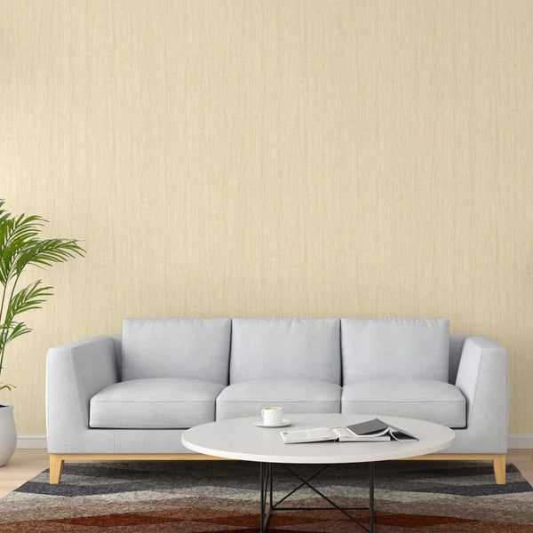 Cream Modern Stripped Pattern Wallpaper, Embossed 3D Textured Neutral Colors Abstract Wallcovering - Walloro High End Wallcoverings & More