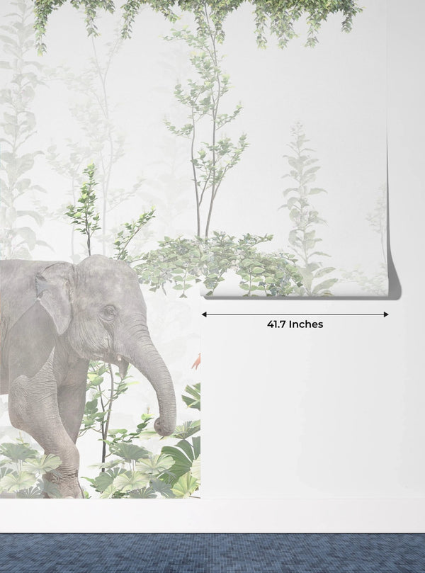 Cute Animals Wallpaper, Tropics Mural, Oversized Custom Size Wall Art, Non - Woven, Non - Adhesive, Modern Wall Paper, Removable - Adawall Wallpaper - Registered Trade Accounts Only, Wallpaper Wholesale Account - W77996 - Adawall Wholesale - Wallpaper Wholesaler