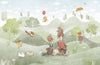 Cute Animals Wallpaper, Woodland Summer Mural, Oversized Custom Size Wall Art, Non - Woven, Non - Adhesive, Modern Wall Paper, Removable - Adawall Wallpaper - Registered Trade Accounts Only, Wallpaper Wholesale Account - W77752 - Adawall Wholesale - Wallpaper Wholesaler