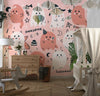 Cute Halloween Wallpaper, Seamless Pattern Mural, Oversized Custom Size Wall Art, Non - Woven, Non - Adhesive, Modern Wall Paper, Removable - Adawall Wallpaper - Registered Trade Accounts Only, Wallpaper Wholesale Account - W78053 - Adawall Wholesale - Wallpaper Wholesaler