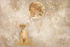 Cute Lion Baby Wallpaper, Gold Moon Mural, Oversized Custom Size Wall Art, Non - Woven, Non - Adhesive, Modern Wall Paper, Removable - Adawall Wallpaper - Registered Trade Accounts Only, Wallpaper Wholesale Account - W78090 - Adawall Wholesale - Wallpaper Wholesaler