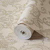 Damask Flocked Velvet Feel Wallpaper, Cream Deep 3D Embossed Quilted Texture Luxury Wallcovering, Non - Woven - Adawall Wallpaper - Registered Trade Accounts Only, Wallpaper Wholesale Account - 1411-2 - Adawall Wholesale - Wallpaper Wholesaler