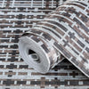 Dark Brown Realistic Basket Weave Wallpaper, 3D Deep Embossed Premium Wallcovering - Adawall Wallpaper - Registered Trade Accounts Only, Wallpaper Wholesale Account - 1105-6 - Adawall Wholesale - Wallpaper Wholesaler