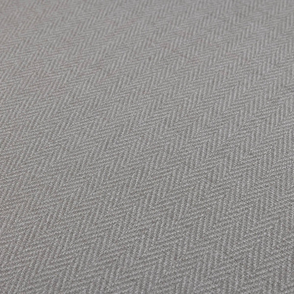 Dark Gray Chevron Wallpaper, Textured Modern Fabric Like Wallcovering, Solid Neutral Colors - Walloro High End Wallcoverings & More