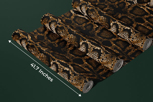 Dark Snake Skin Wallpaper, Seamless Pattern Mural, Oversized Custom Size Wall Art, Non - Woven, Non - Adhesive, Modern Wall Paper, Removable - Adawall Wallpaper - Registered Trade Accounts Only, Wallpaper Wholesale Account - W77974 - Adawall Wholesale - Wallpaper Wholesaler