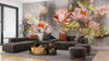 Delicate Water Lilies Wallpaper, Textured Background Mural, Oversized Custom Size Wall Art, Non - Woven, Non - Adhesive, Modern Wall Paper, Removable - Adawall Wallpaper - Registered Trade Accounts Only, Wallpaper Wholesale Account - W77806 - Adawall Wholesale - Wallpaper Wholesaler