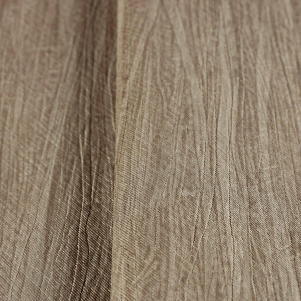 Elegant Brown Embossed Wallpaper, Brown 3D Linen Textured, Wallcovering, Traditional, Extra Large 114 sq ft Roll, Striped, Modern - Walloro High End Wallcoverings & More