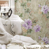 Elegant Deep Embossed Floral Wallpaper, Rich Textured Wallcovering, Traditional, Beige Purple, Extra Large 114 sq ft Roll, Flowers Wallpaper - Adawall Wallpaper - Registered Trade Accounts Only, Wallpaper Wholesale Account - 4708-2 - Adawall Wholesale - Wallpaper Wholesaler