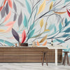 Elegant Floral Wallpaper, Seamless Pattern Mural, Oversized Custom Size Wall Art, Non - Woven, Non - Adhesive, Modern Wall Paper, Removable - Adawall Wallpaper - Registered Trade Accounts Only, Wallpaper Wholesale Account - W77879 - Adawall Wholesale - Wallpaper Wholesaler