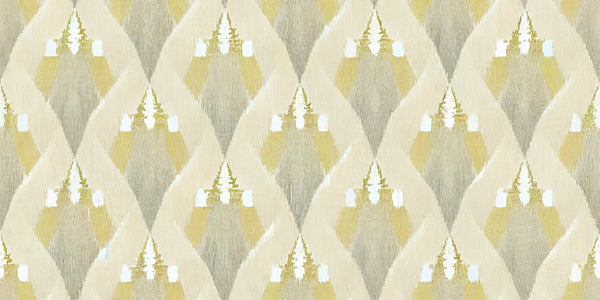 Ethnic Ikat Wallpaper, Yellow Boho Mural, Oversized Custom Size Wall Art, Non - Woven, Non - Adhesive, Modern Wall Paper, Removable - Adawall Wallpaper - Registered Trade Accounts Only, Wallpaper Wholesale Account - W77735 - Adawall Wholesale - Wallpaper Wholesaler