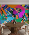 Exotic Abstract Wallpaper, Jungle and Snakes Mural, Oversized Custom Size Wall Art, Non - Woven, Non - Adhesive, Modern Wall Paper, Removable - Adawall Wallpaper - Registered Trade Accounts Only, Wallpaper Wholesale Account - W77863 - Adawall Wholesale - Wallpaper Wholesaler