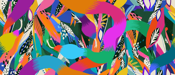 Exotic Abstract Wallpaper, Jungle and Snakes Mural, Oversized Custom Size Wall Art, Non - Woven, Non - Adhesive, Modern Wall Paper, Removable - Adawall Wallpaper - Registered Trade Accounts Only, Wallpaper Wholesale Account - W77863 - Adawall Wholesale - Wallpaper Wholesaler
