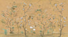 Extra Large Chinoiserie Floral Wallpaper, Birds Blossom Yellow Wall Mural, Custom Size, Luxury, Modern Wall Paper, Non-Pasted, Washable, Removable (Copy) - Walloro High End Wallcoverings & More