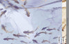 Fish Wall Mural, Purple Japan Koi Pond Fish Wallpaper, Elegant Abstract Stone Wall Covering, Removable, Modern, Non-Pasted, Stylish - Walloro High End Wallcoverings & More