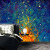 Flames of a Bonfire Wallpaper, Oil Painting Mural, Oversized Custom Size Wall Art, Non - Woven, Non - Adhesive, Modern Wall Paper, Removable - Adawall Wallpaper - Registered Trade Accounts Only, Wallpaper Wholesale Account - W77615 - Adawall Wholesale - Wallpaper Wholesaler