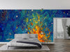 Flames of a Bonfire Wallpaper, Oil Painting Mural, Oversized Custom Size Wall Art, Non - Woven, Non - Adhesive, Modern Wall Paper, Removable - Adawall Wallpaper - Registered Trade Accounts Only, Wallpaper Wholesale Account - W77615 - Adawall Wholesale - Wallpaper Wholesaler