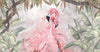 Flamingos Wallpaper, Fern Leaves Mural, Oversized Custom Size Wall Art, Non - Woven, Non - Adhesive, Modern Wall Paper, Removable - Adawall Wallpaper - Registered Trade Accounts Only, Wallpaper Wholesale Account - W77805 - Adawall Wholesale - Wallpaper Wholesaler