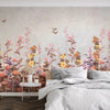 Floral Blossoms Wallpaper, Yellow Flowers Birds Wall Mural, Oversized Custom Size Wall Art, Non - Woven, Non - Adhesive, Modern Wall Paper, Removable - Adawall Wallpaper - Registered Trade Accounts Only, Wallpaper Wholesale Account - SE320-2 - Adawall Wholesale - Wallpaper Wholesaler