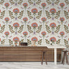 Floral Wallpaper, Boho Mural, Oversized Custom Size Wall Art, Non - Woven, Non - Adhesive, Modern Wall Paper, Removable - Adawall Wallpaper - Registered Trade Accounts Only, Wallpaper Wholesale Account - W77529 - Adawall Wholesale - Wallpaper Wholesaler