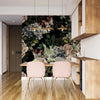 Floral Wallpaper, Dark Background Mural, Oversized Custom Size Wall Art, Non - Woven, Non - Adhesive, Modern Wall Paper, Removable - Adawall Wallpaper - Registered Trade Accounts Only, Wallpaper Wholesale Account - W77522 - Adawall Wholesale - Wallpaper Wholesaler